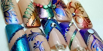 Diverse Nail Art Artikel