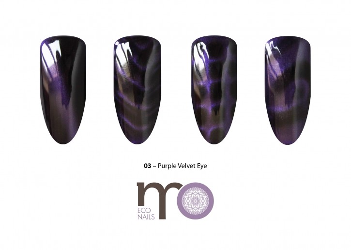 CAT EYE GEL POLISH 15ml - PURPLE VELVET EYE CE03