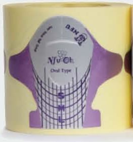 Nfu Oh Nail Forms Oval (violet)