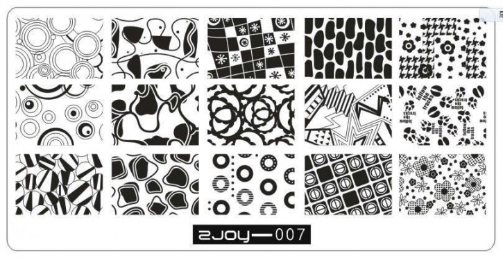 Stamping Schablone 2JOY 07