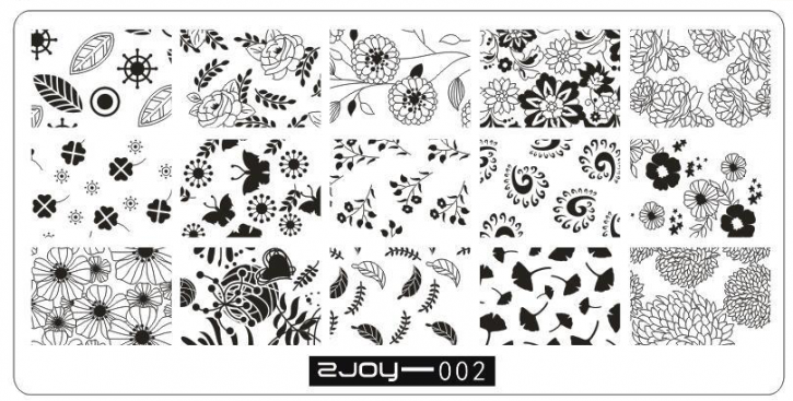 Stamping Schablone 2JOY 02