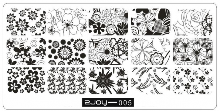 Stamping Schablone 2JOY 05