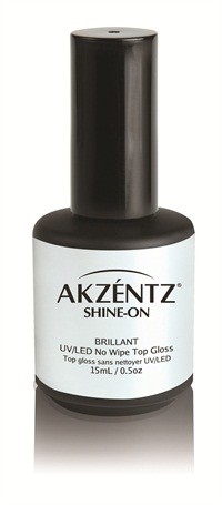 Akzéntz Shine On No Wipe Top Gloss UV/LED