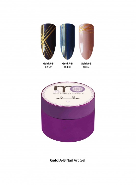 A-B NAIL ART GEL 7g – GOLD A2BG