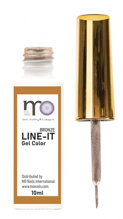 MO Nails Line It Gel in bottle 10ml BRONZE