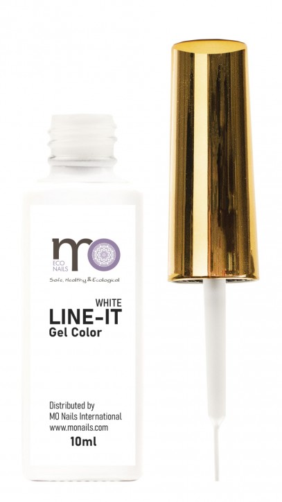 MO Nails Line It Gel in bottle 10ml WHITE