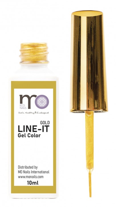 MO Nails Line It Gel in bottle 10ml GOLD