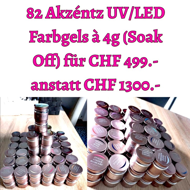 FINAL SALE 82 Akzéntz Farbgels