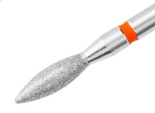 Fräseraufsatz Flamme rot 7mm/3mm (fein)