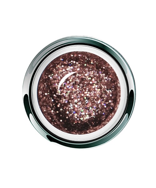 UV/LED Gel Play Glitter Rosy Dazzle 4g