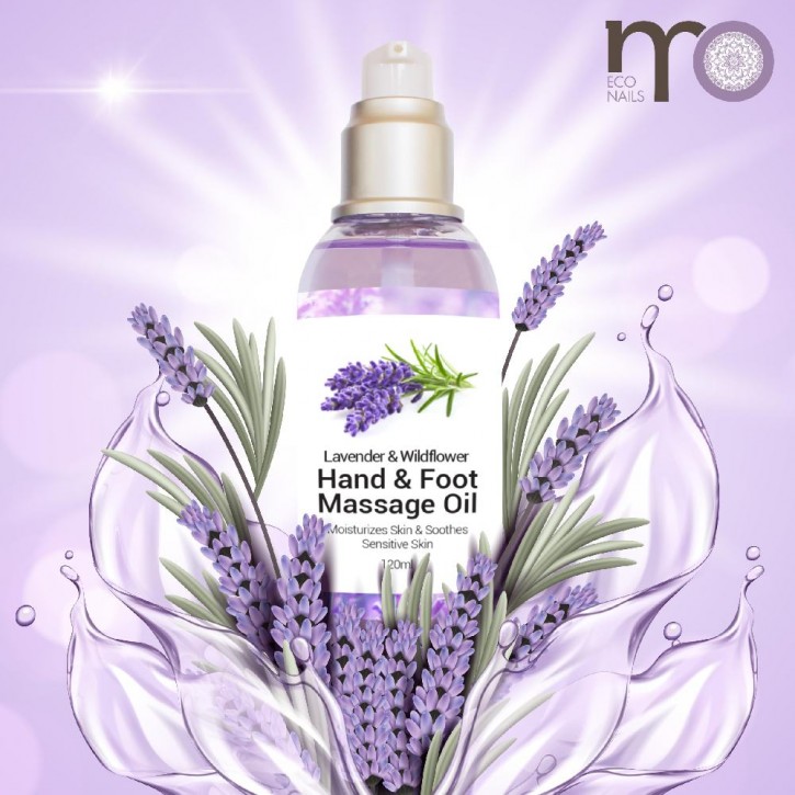 MO Lavender & Wildflower Hand & Feet Massage Oil 120ml