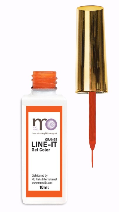 MO Nails Line It Gel in bottle 10ml ORANGE