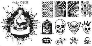 Stamping Schablone Major Dijit 29