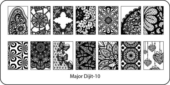 Stamping Plate Major Dijit 10