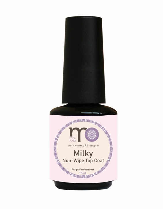 MO Milky White NON-WIPE Top Coat 15ml