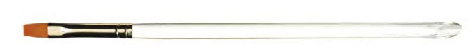 Synthetic flat Brush No. 8, with acrylic stick
